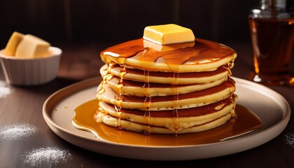 pancakes with chocolate