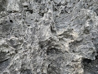 Textured Surface of Karst Limestone
