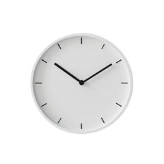 Wall clock. Simple wall clock. Minimalist watch. Classic design wall clock. Analog clock. Vector illustration