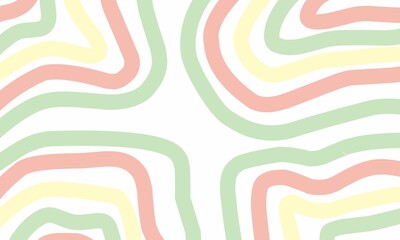 Abstract background featuring wavy lines in pastel color