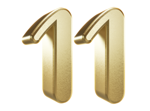 3D Golden Number 11