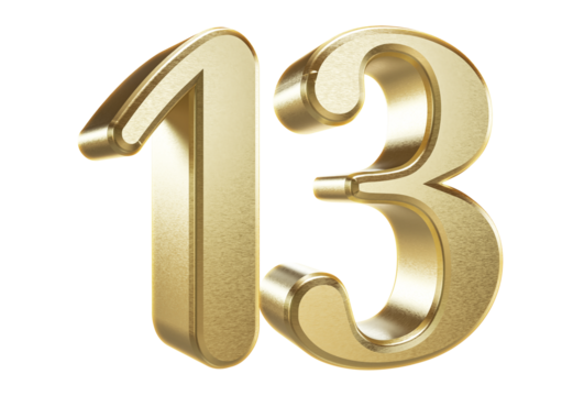 3D Golden Number 13
