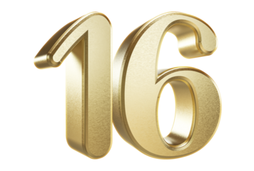 3D Golden Number 16