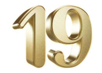 3D Golden Number 19