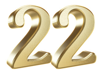 3D Golden Number 22