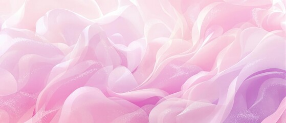 Fototapeta premium Swirling clouds of pink and purple colors in a watercolor style, purple, watercolor