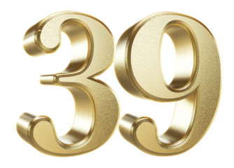 3D Golden Number 39
