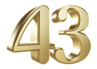 3D Golden Number 43