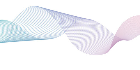Abstract blend wave lines and technology background. Background lines waves abstract stripe design. White background, mesh abstract, vector gradient line soft blend.	
