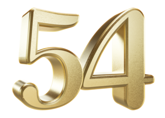 3D Golden Number 54