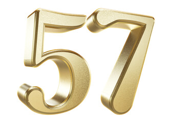 3D Golden Number 57
