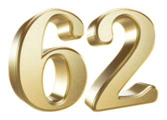 3D Golden Number 62
