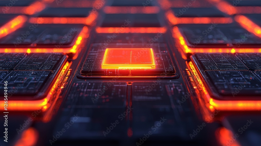 Poster backup day concept. glowing external drive with photo and data icons in futuristic digital design