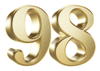 3D Golden Number 98