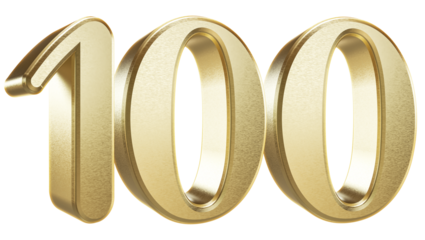 3D Golden Number 100