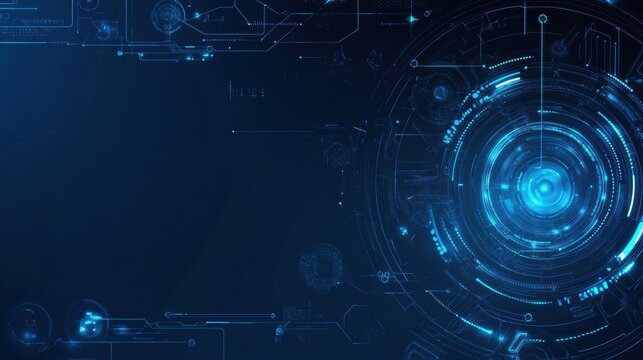 High tech background template design.