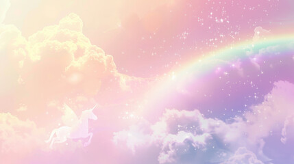 pink pastell unicorn background