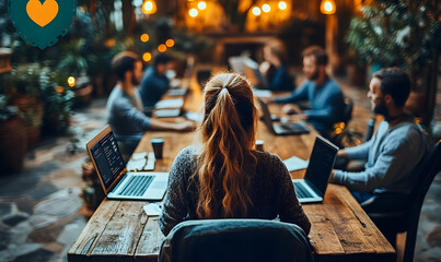 young woman sitting on a bench
