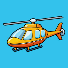 helicopter vector icon