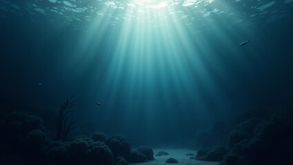 Fototapeta premium underwater view of the underwater world