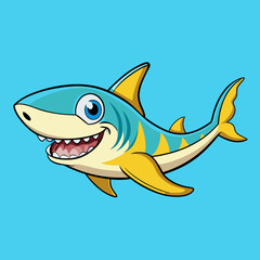 cartoon shark cartoon