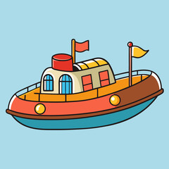 ship in the sea