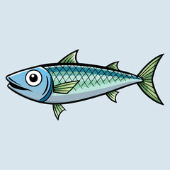 fish on a white background