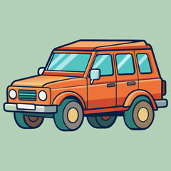 retro car vector