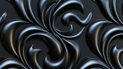 Obraz premium A dark matte background with soft lighting and subtle depth for a sleek, modern look.