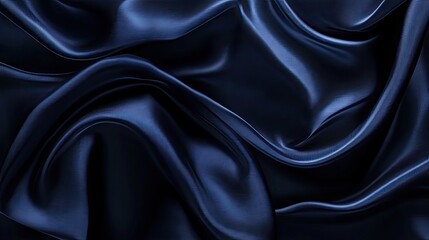 Obraz premium A deep navy blue background with soft velvet texture and rich color.