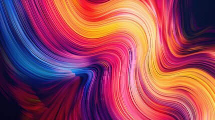 Fototapeta premium abstract colorful wave pattern background