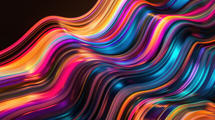 Fototapeta premium abstract colorful wave pattern background