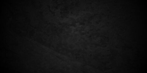 Fototapeta premium Abstract Dark black concreate grunge wall retro old slate grunge backdrop background or texture. black concrete wall High Resolution on charcoal color vintage Cement and Concrete texture. 