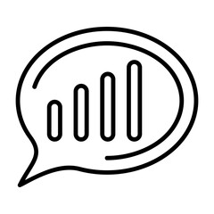 Network signal Outline Icon Style Design