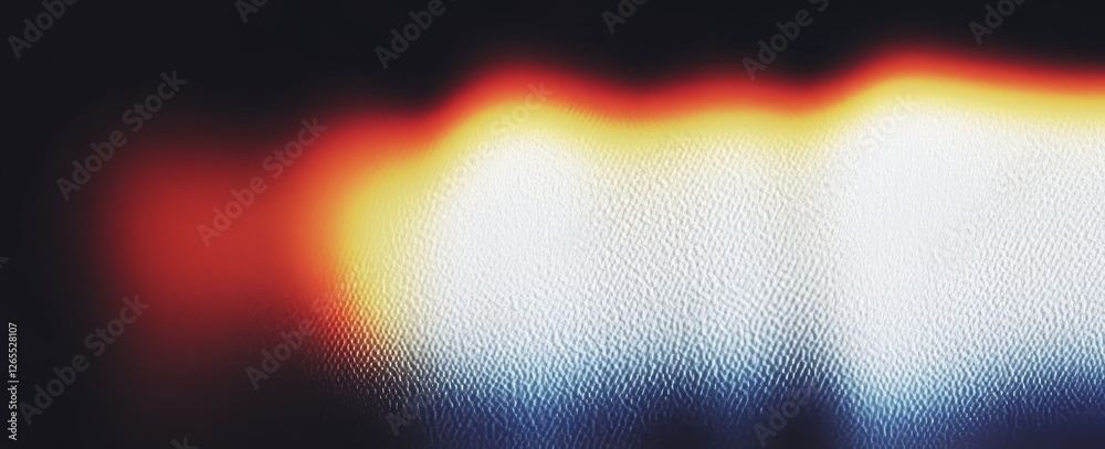 Aufkleber A banner with a grainy, fiery texture and a gradient background transitioning from orange to yellow, featuring a burn effect and ample copy space.