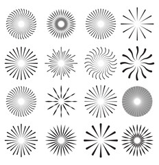 Radial circle lines. Circular radiating lines geometric design element. line burst vector illustration . 1176