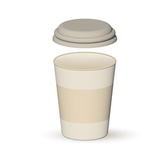 Paper cup mockup