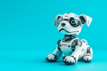 Robot Puppy Isolated on Background
