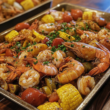Spicy & Savory: The Ultimate Homemade Cajun Seafood Boil, grilled shrimp on a grill