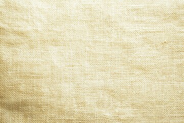 Fototapeta premium Muslin Fabric Texture. Light Cream Colored Woven Background in Calico Style