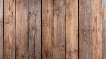 Naklejka premium Natural Wooden Planks Background with Rich Texture in Brown Tones for Warm and Rustic Aesthetic in Interior Design and Creative Projects