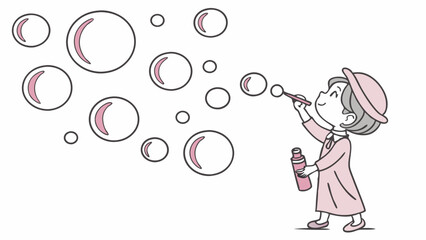 little girl with a balloon