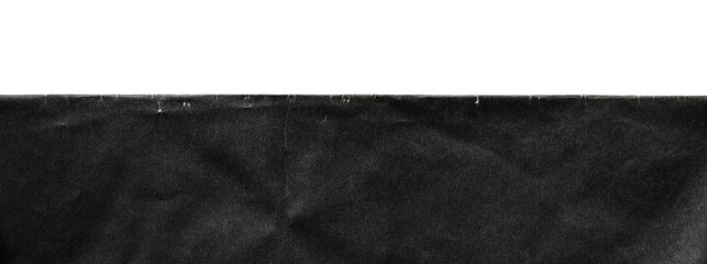 Textured black paper background with scratches and shabby stains.