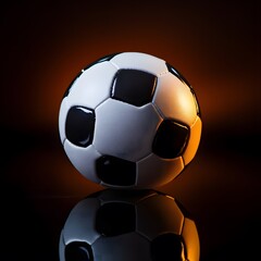 Fototapeta premium soccer ball photo, clear and clean nice