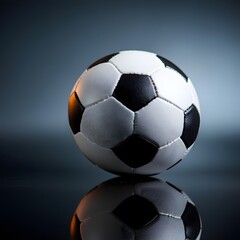 Fototapeta premium soccer ball photo, clear and clean nice