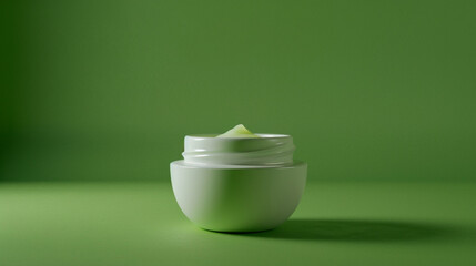 Antibiotic ointment product shoot, solid green background,  Green screen for editing