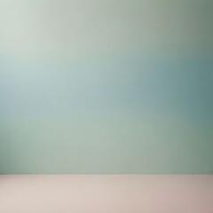 Soft Gradient Blue and Pale Pink Wall with Subtle Lighting in Minimalistic Interior Space