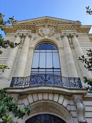 Fototapeta premium the facade of a building in paris
