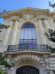 detail of the facade of the cathedral of st mary