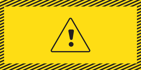 Warning line with yellow and black diagonal stripes frame. vector Illustration . 1176